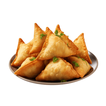 Golden Fried Samosas png