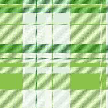 Retail background texture, english check plaid fabric. Ornament pattern tartan textile seamless in white and green colors. vector