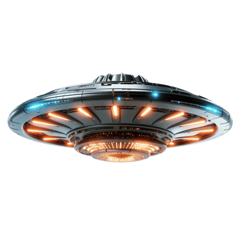 Futuristic Spaceship Design png