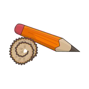 illustration of pencil vector