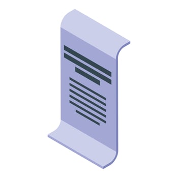 Notary public stamping document with legal information vector