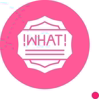 What Long Shadow Circle Icon vector