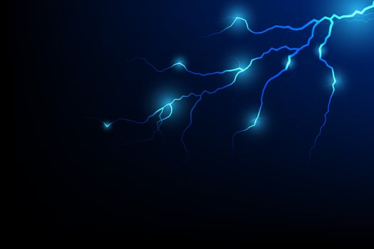 Blitz Lightning Thunder Light Sparks Storm Flash Thunderstorm. vector