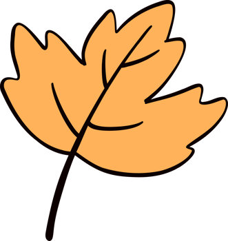 Groovy retro autumn leaf hippie cartoon doodle playful and vibrant fall season illustration. png