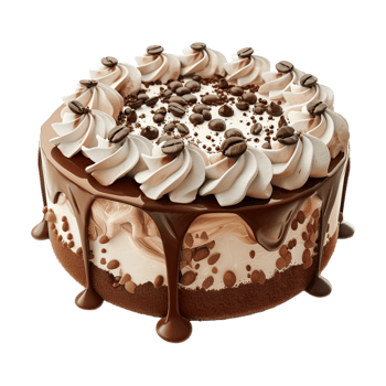 Chocolate Cake on Transparent Background png