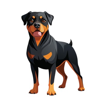 Realistic Illustration of Popular Pet Dogs vector
