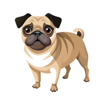 Realistic Illustration of Popular Pet Dogs vector