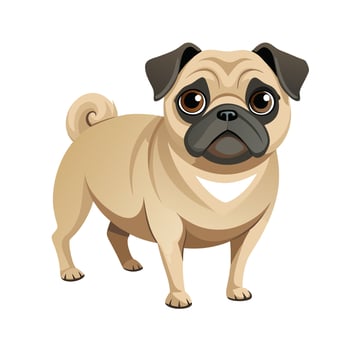 Realistic Illustration of Popular Pet Dogs vector