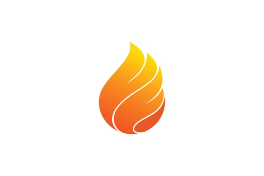 fire design with a modern concept vector