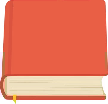 Notebook Icon isolated illustration, book, dairy vector