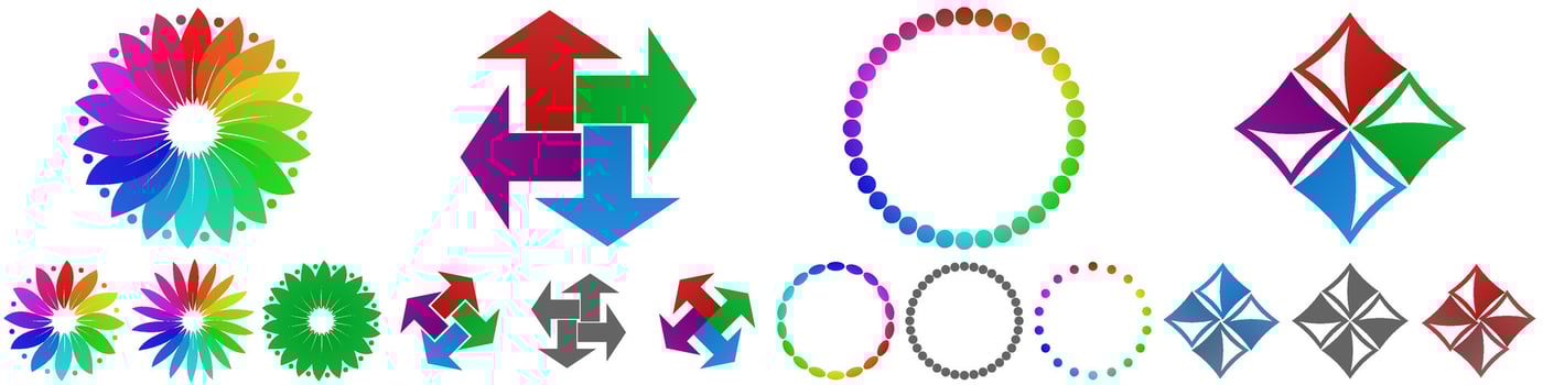 Concept logo design collection vector