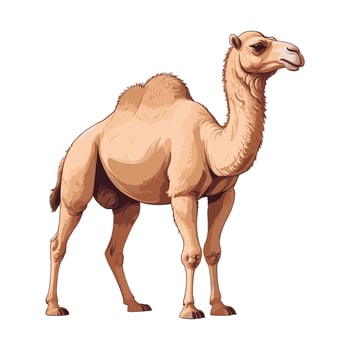 Camel Illustration in Detailed Style vector