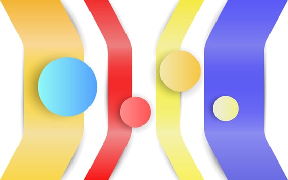 3D Abstract Line Background vector