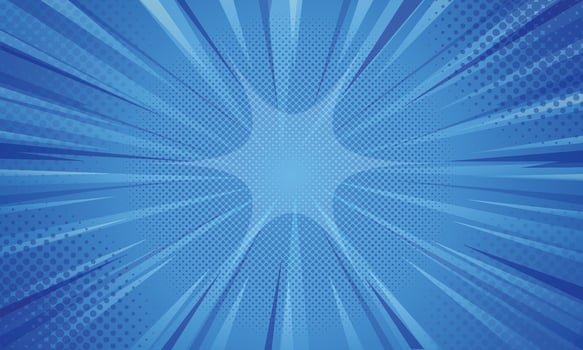 Flat comic style background. Abstract comic background design vector