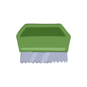 float notched trowel cartoon illustration vector