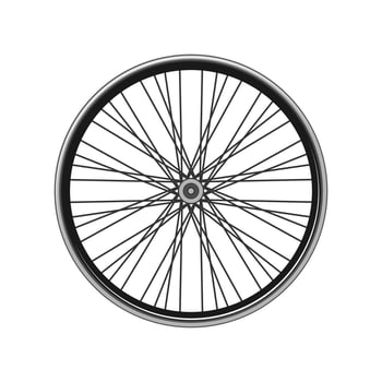pspokes wheel bike cartoon illustration vector