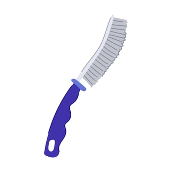 abrasive wire brush cartoon illustration vector