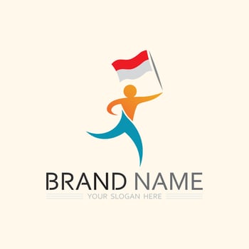 Sport logo and Sports icon design symbol people illustration vector