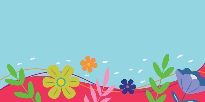 bcolorful flower background. modern floral wallpaper for presentation. vector