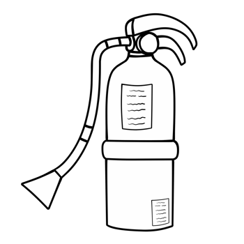 fire extinguisher illustration png