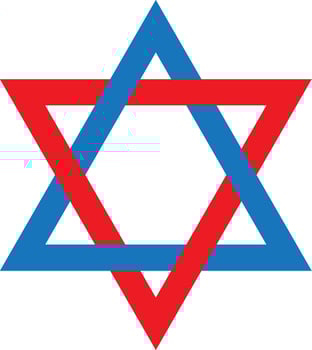 the star of david vector