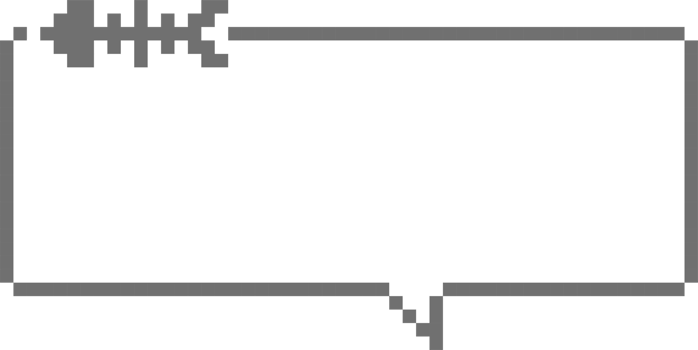 8bit retro game pixel speech bubble balloon fish bone animal pet concept icon sticker memo keyword planner text box banner png