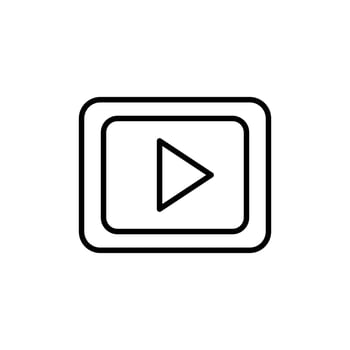 Media Play Icon Ideal for and Audio Playback vector