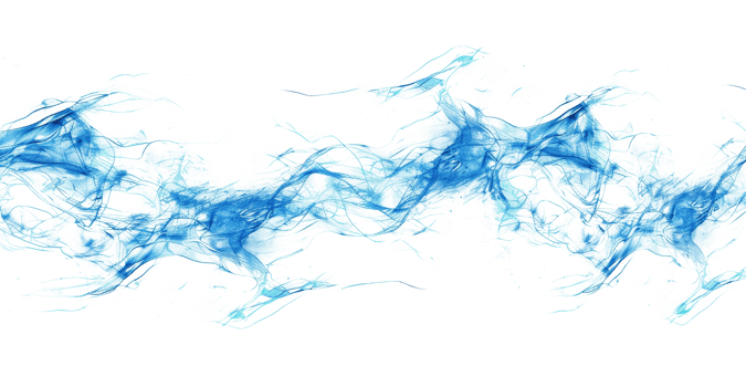 Abstract blue smoke design, cut out - stock png. png