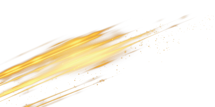 Abstract yellow light streaks overlay, cut out - stock png. png