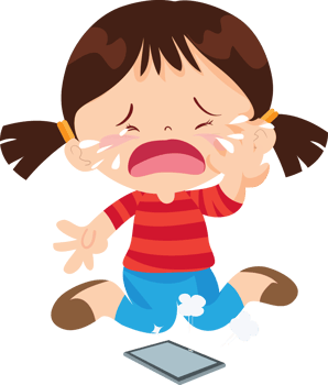 girl screaming in frustration after losing internet game png