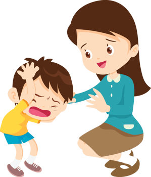 loving teacher gently wipes a student tears. Empathy, education, and kindness png