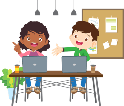 Online education empowering students with new skills png