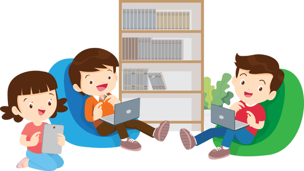 Digital learning tools making education fun for kids png