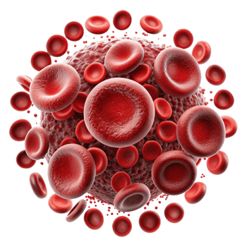Realistic Blood Cells 3d Element png