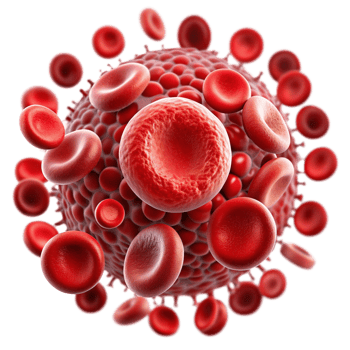 Realistic Blood Cells 3d Asset png