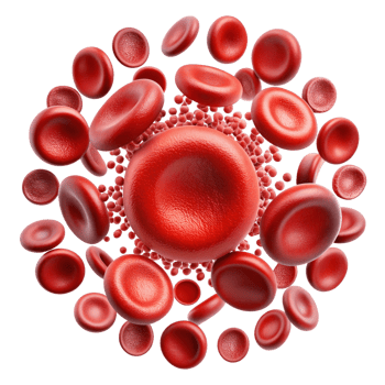 Realistic Blood Cells 3d Graphic png