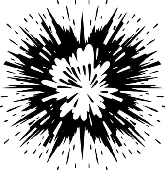Explosion - High Quality Logo - illustration ideal for T-shirt graphic vector