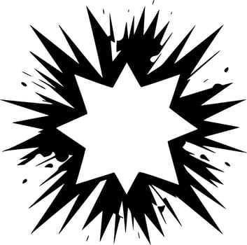 Explosion - High Quality Logo - illustration ideal for T-shirt graphic vector