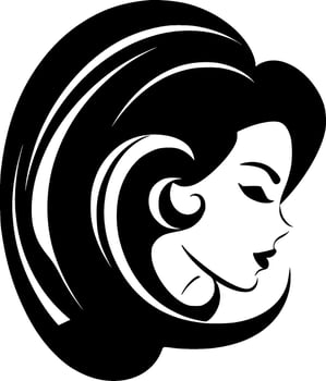 Hair - High Quality Logo - illustration ideal for T-shirt graphic vector