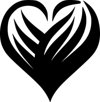 Heart - Minimalist and Flat Logo - illustration vector