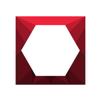 hexagon icon design template vector