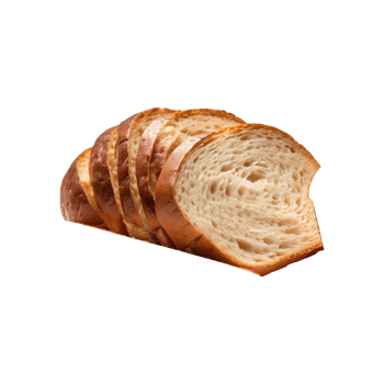 Fresh Slices Isolated Bread Art isolated on a transparent background png
