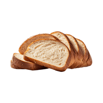 Fresh Slices Isolated Bread Art isolated on a transparent background png