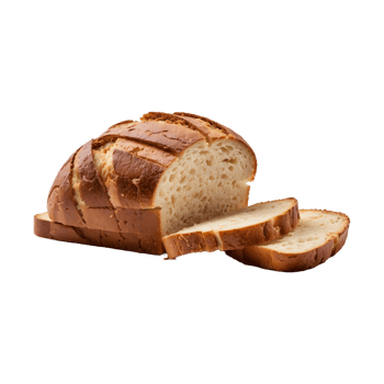 Fresh Slices Isolated Bread Art isolated on a transparent background png