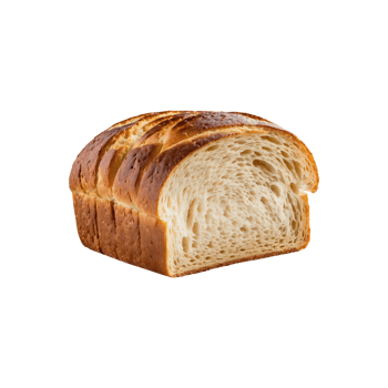 Sliced bread isolated on transparent background. png