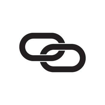 link symbol icon vector