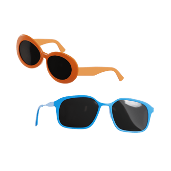 sunglasses 3d icon, transparent background png