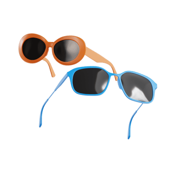 sunglasses 3d icon, transparent background png