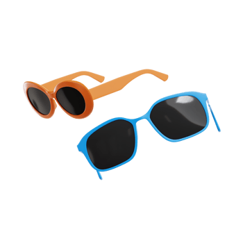 sunglasses 3d icon, transparent background png