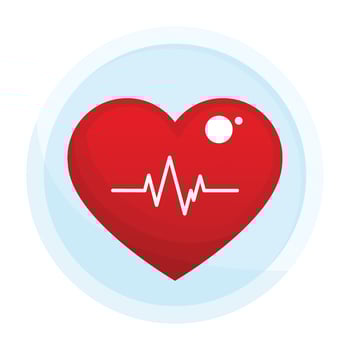 heart icon illustration vector